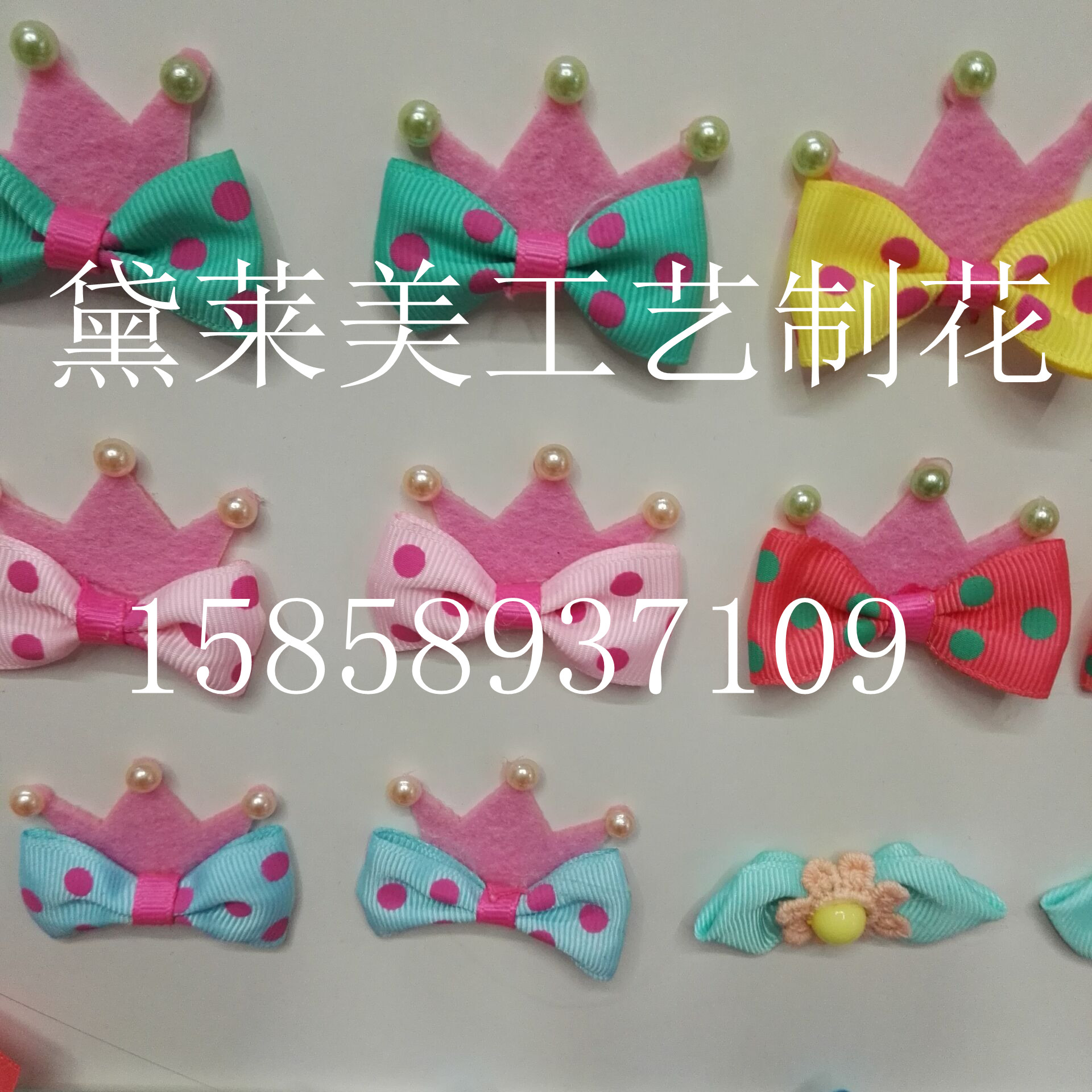 A large number of bows, hand-made flowers spot, some bows special stock processing, thumbnail
