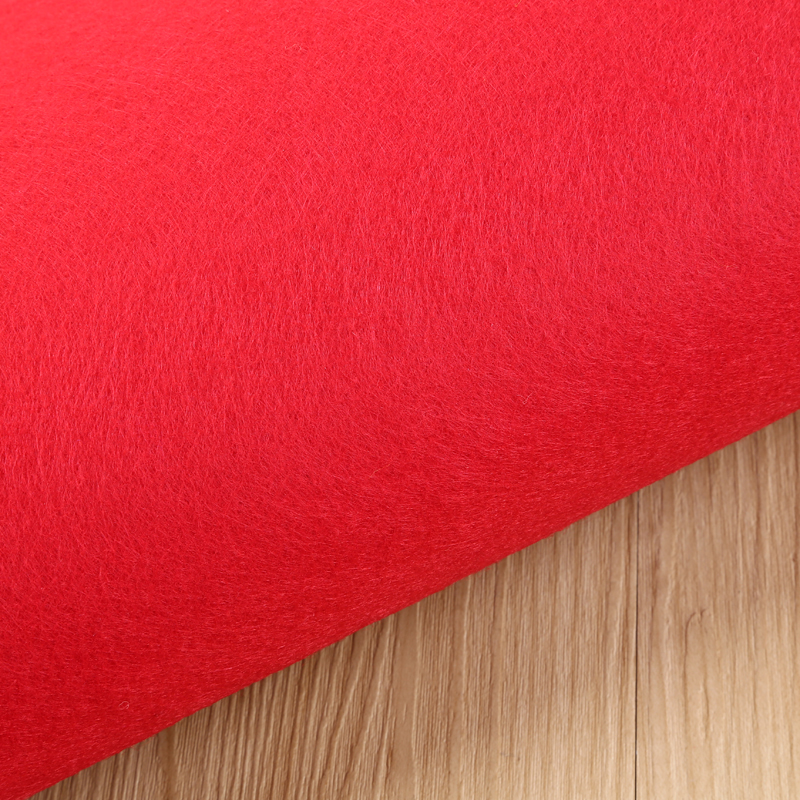Polyester Material Red Felt, Non-Woven Fabric