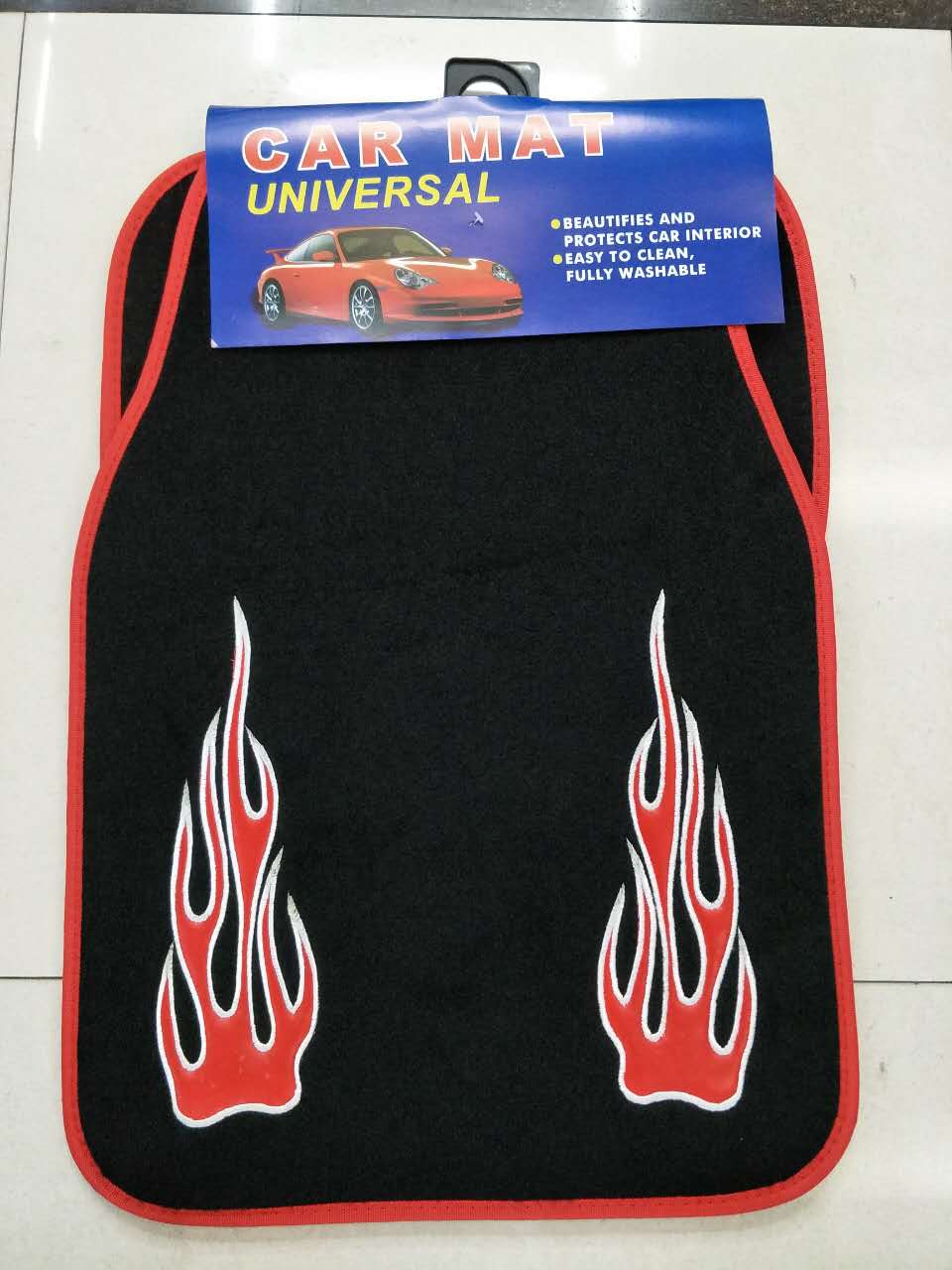 Car General Purpose Blanket Embroidered Cartoon Car Floor Mat Application Scenario