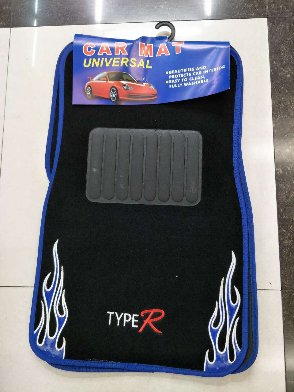 Car General Purpose Blanket Embroidered Cartoon Car Floor Mat Specification drawing