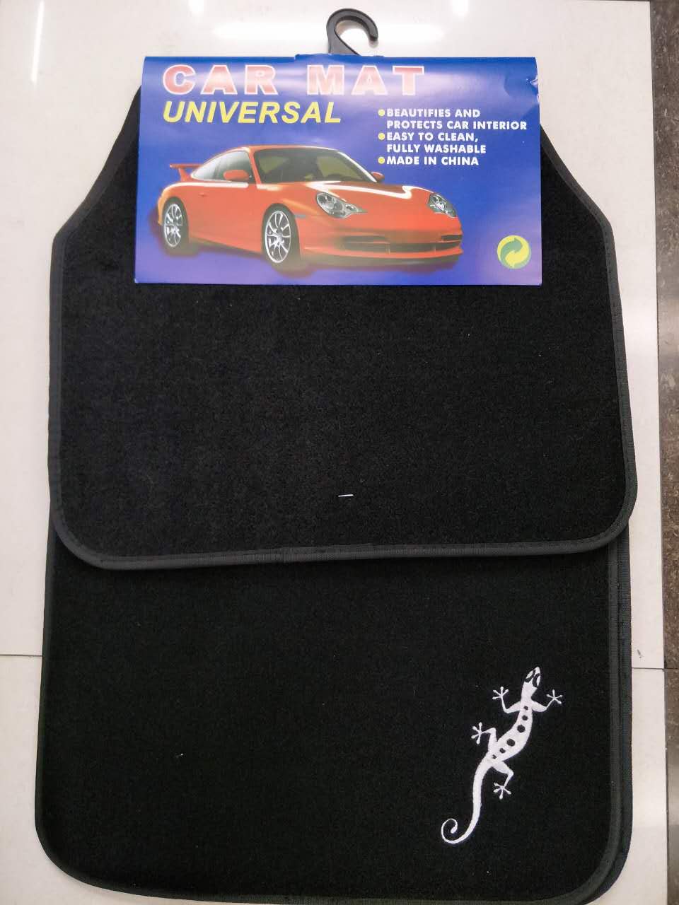 Car General Purpose Blanket Embroidered Cartoon Car Floor Mat details Picture