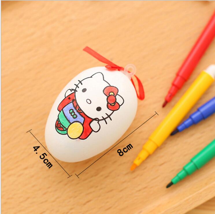 DIY stick figures, Easter eggs, children's cartoon painting, handmade eggshells, handcrafted educational toys, small gifts Application Scenario