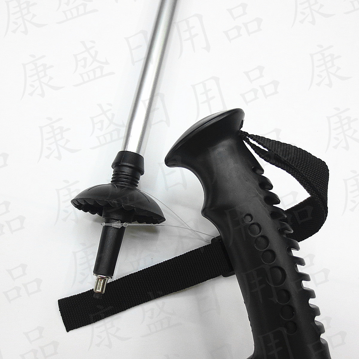 登山杖 手杖 徒步拐杖 直柄超轻旅行户外登山杖三节拐杖产品图