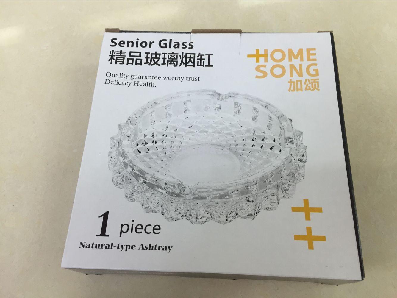 玻璃大圆烟缸细节图