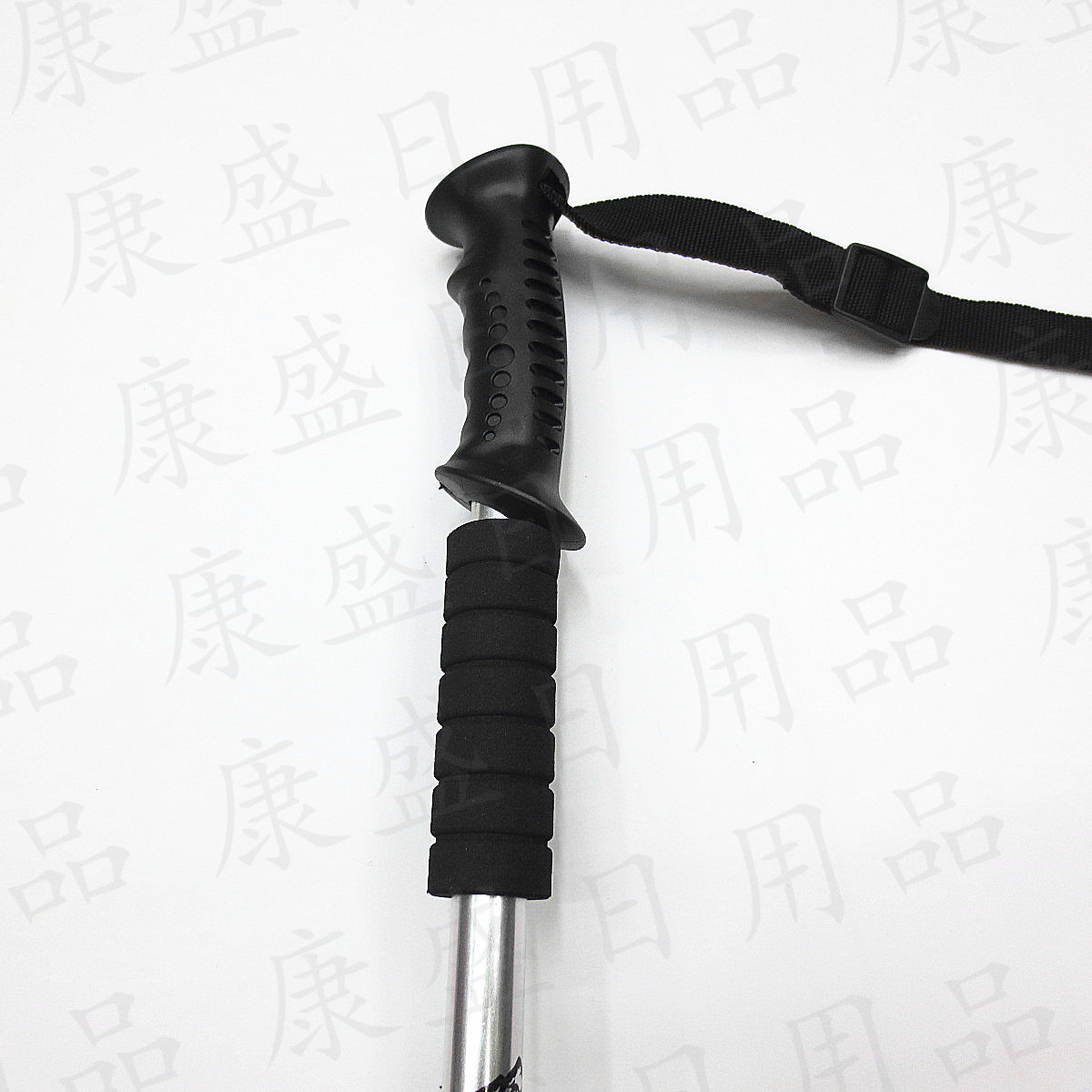 登山杖 手杖 徒步拐杖 直柄超轻旅行户外登山杖三节拐杖图