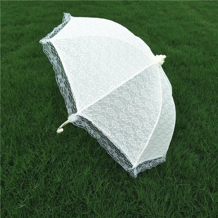 双层婚纱摄影影楼拍摄主题写真拍照蕾丝伞婚纱伞工艺伞公主伞产品图