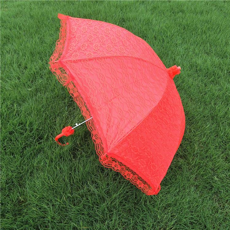 双层婚纱摄影影楼拍摄主题写真拍照蕾丝伞婚纱伞工艺伞公主伞