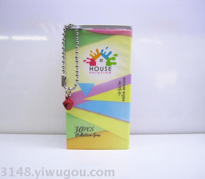 Flower Festival 2017 Premium Abstract Life Square Jar Wet Wipes, 30-piece set details Picture