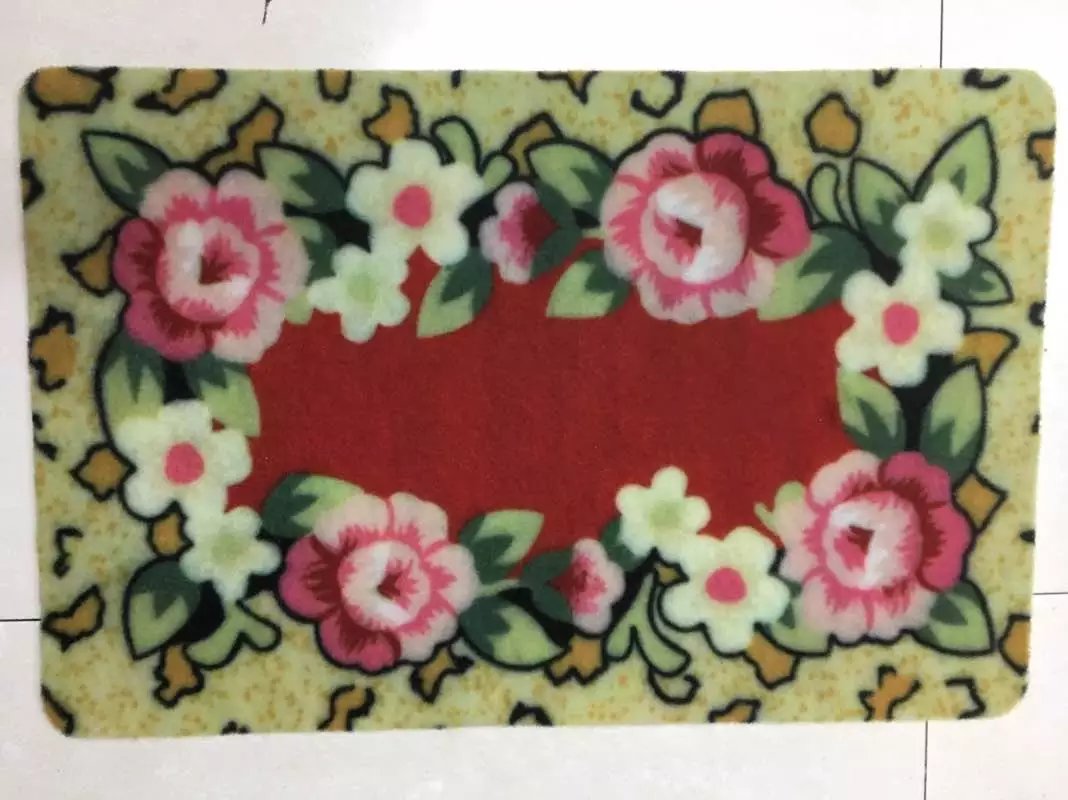 Velvet printed floor MATS, foot MATS, water-absorbing anti-slip MATS, door MATS, outdoor MATS, printed MATS, 38*58cm full figure
