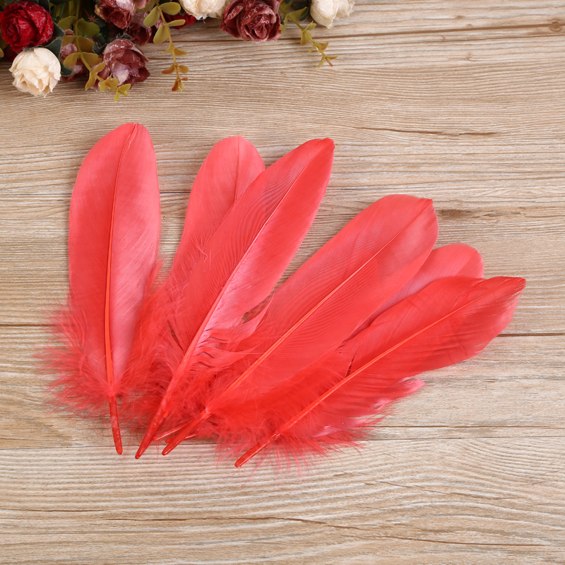 Manufacturers Direct Sales Fashion Pure Color Feather Color Variety details Picture