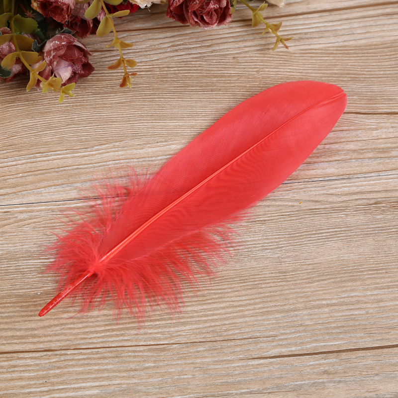 Manufacturers Direct Sales Fashion Pure Color Feather Color Variety Application Scenario