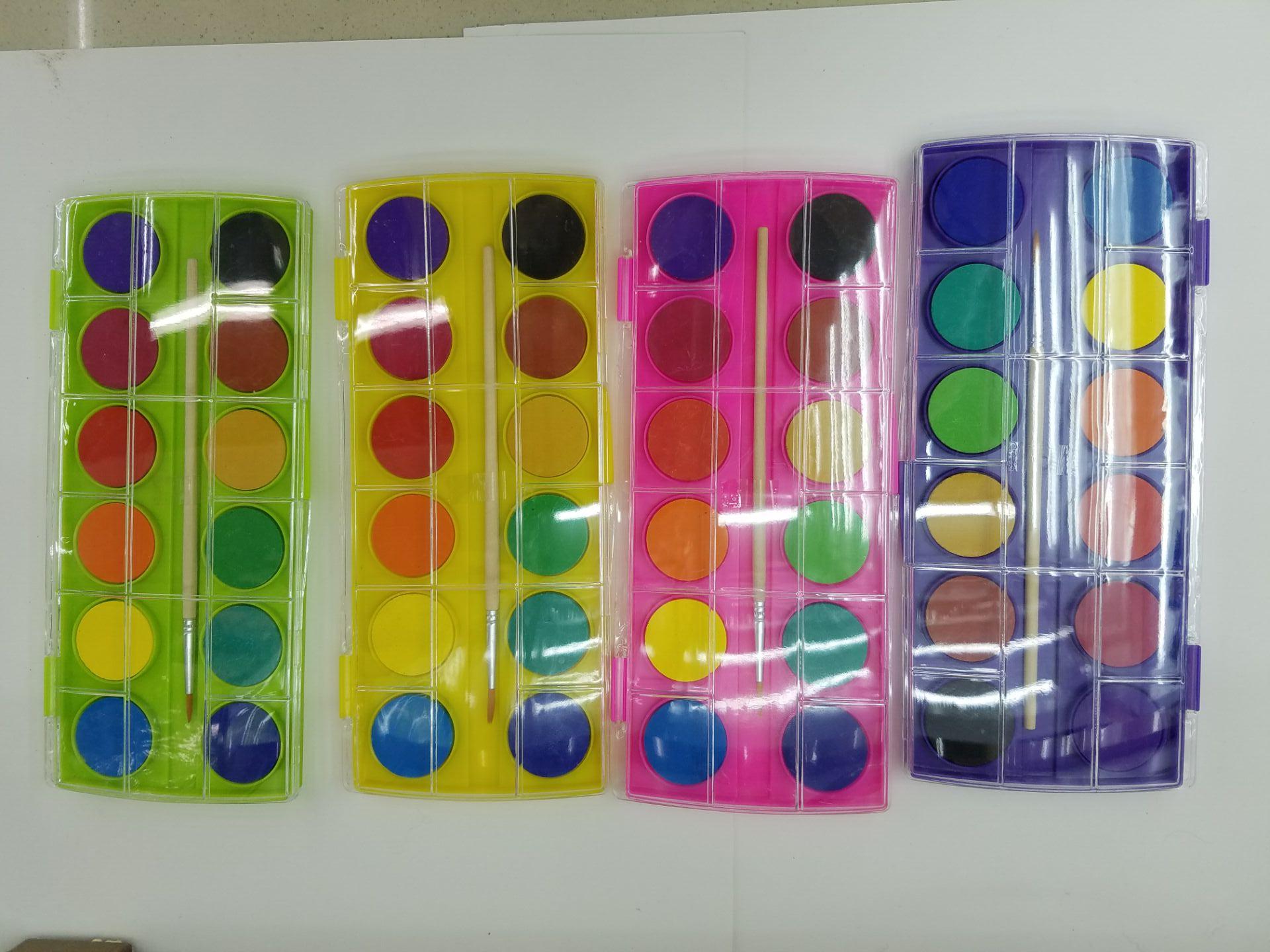 2.8 diameter powder color plastic base. 4 color mixed, soluble in water quality! thumbnail
