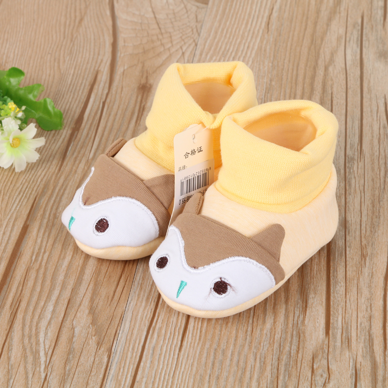 雪力娃舒适春秋款绣牛单鞋软底宝宝鞋婴儿鞋细节图