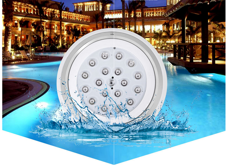 Led wall-mounted underwater lamp stainless steel new ultra-thin design Led full perfusion