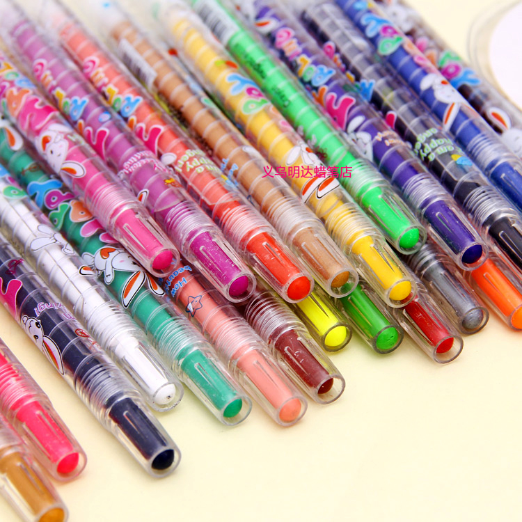 Minda Md-2112B Can Rotate Crayon Children's Crayon Oil Painting Stick Non-Toxic Starting Painting Specification drawing