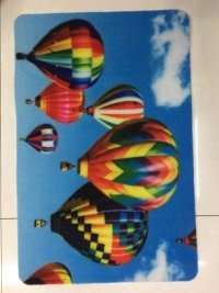 Velvet printed floor MATS, foot MATS, water-absorbing anti-slip MATS, door MATS, outdoor MATS, printed MATS, 38*58cm Specification drawing