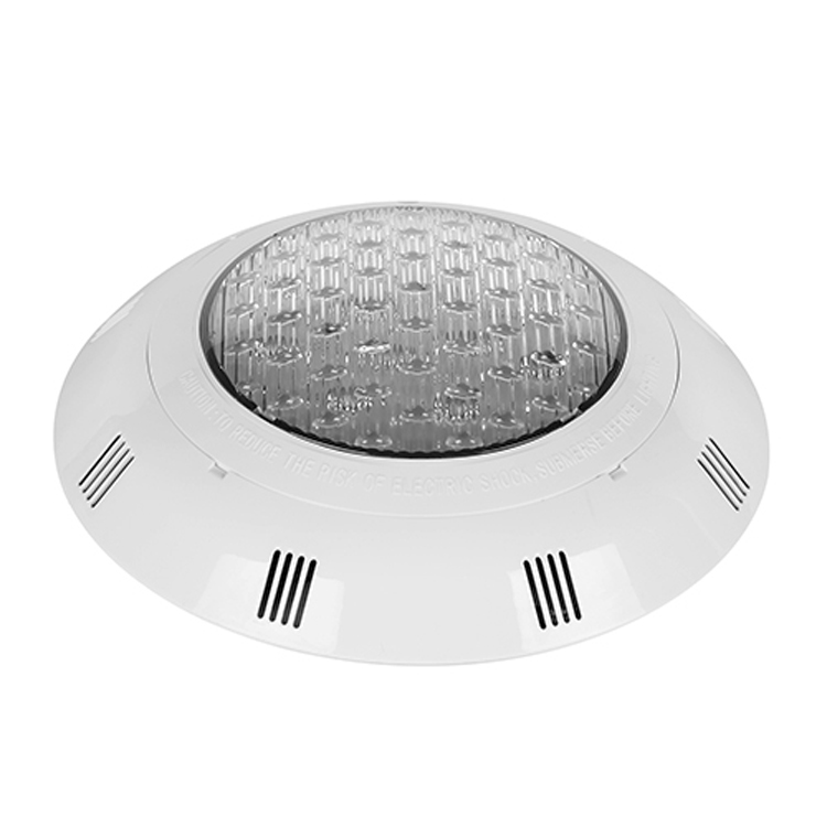 Led wall-mounted swimming pool lamp IP68 plastic housing synchronous remote control underwater lamp