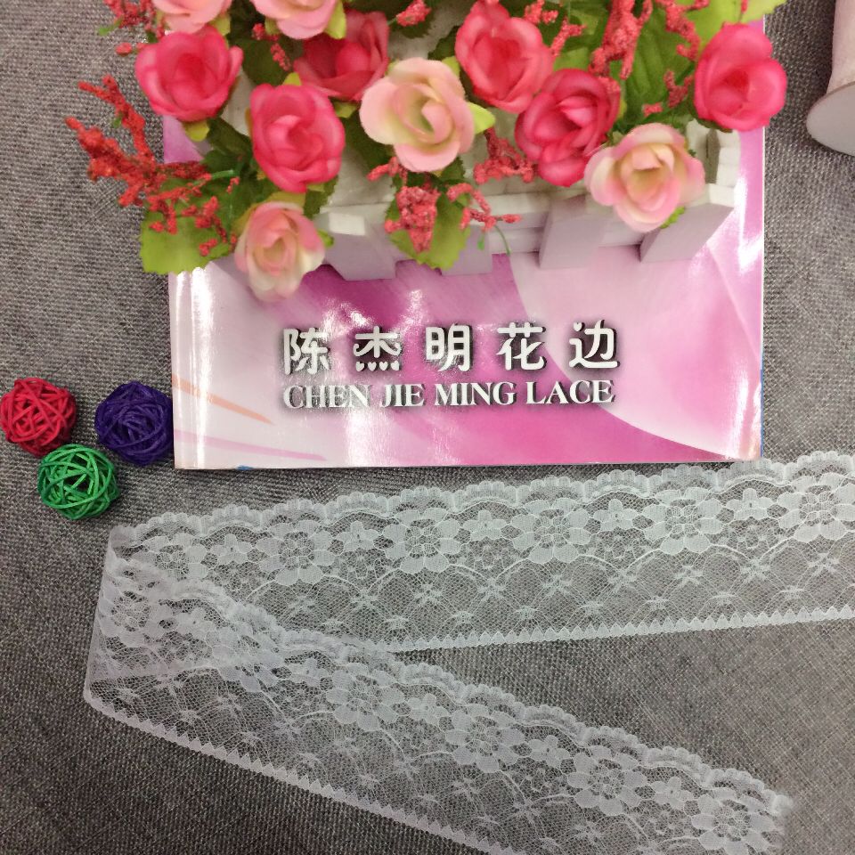 Factory direct sales of non-elastic lace trim with good quality Specification image