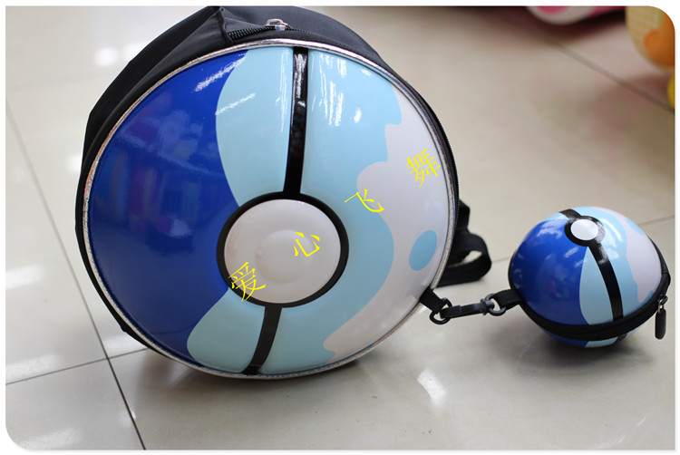 Best-selling EVA4 color spirit ball kindergarten children's backpack Cartoon bag Round Ball bag coin purse details Picture
