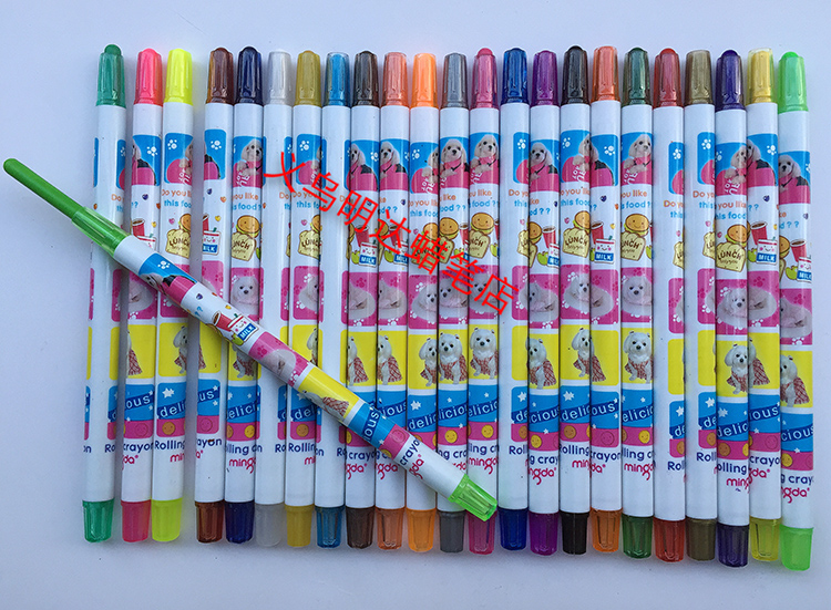Rotary Crayon Non-Toxic Colorful Colorful Children Safe Non-Toxic And American 4263 Health Standards details Picture