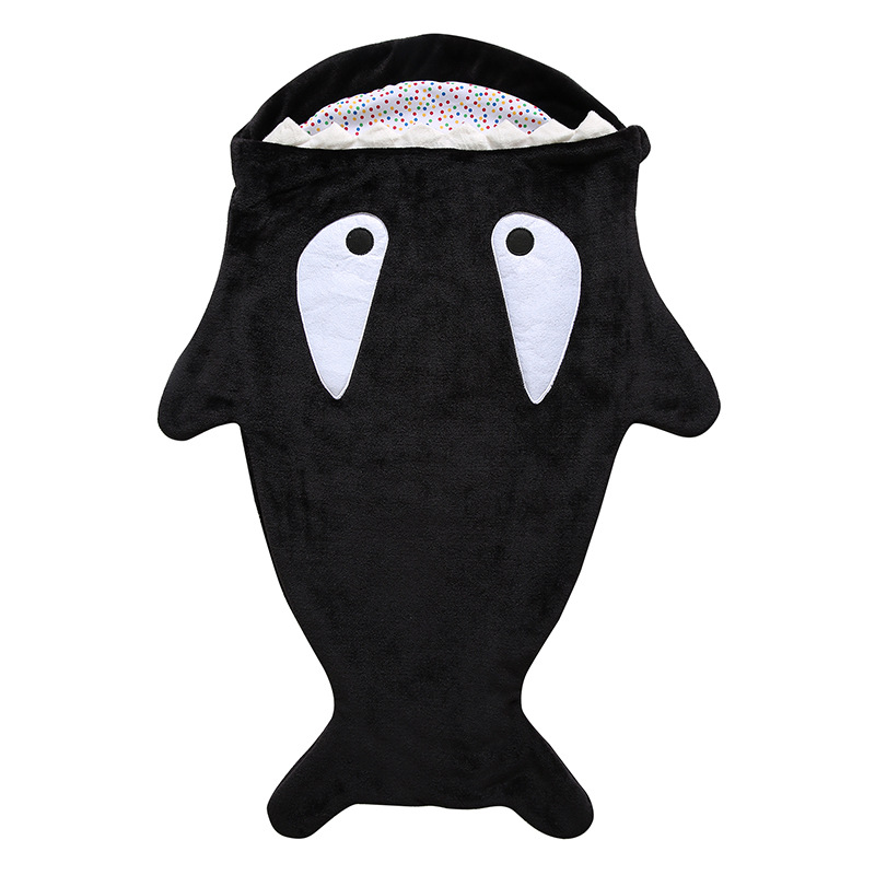 A new, unique and creative product with thickened flannel for baby shark sleeping bags and anti-kick quilts Specification image