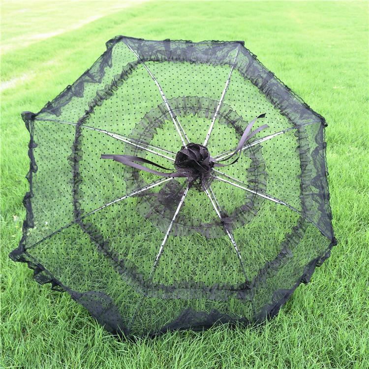 双边点子新娘伞蕾丝伞摄影道具儿童舞蹈伞写真拍照伞蕾丝伞产品图