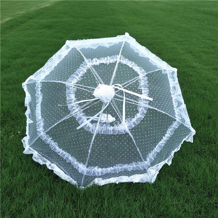 双边点子新娘伞蕾丝伞摄影道具儿童舞蹈伞写真拍照伞蕾丝伞