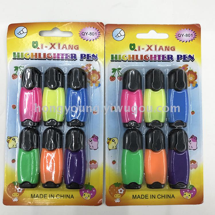QIXIANG Gift Pen set with small fluorescent pen