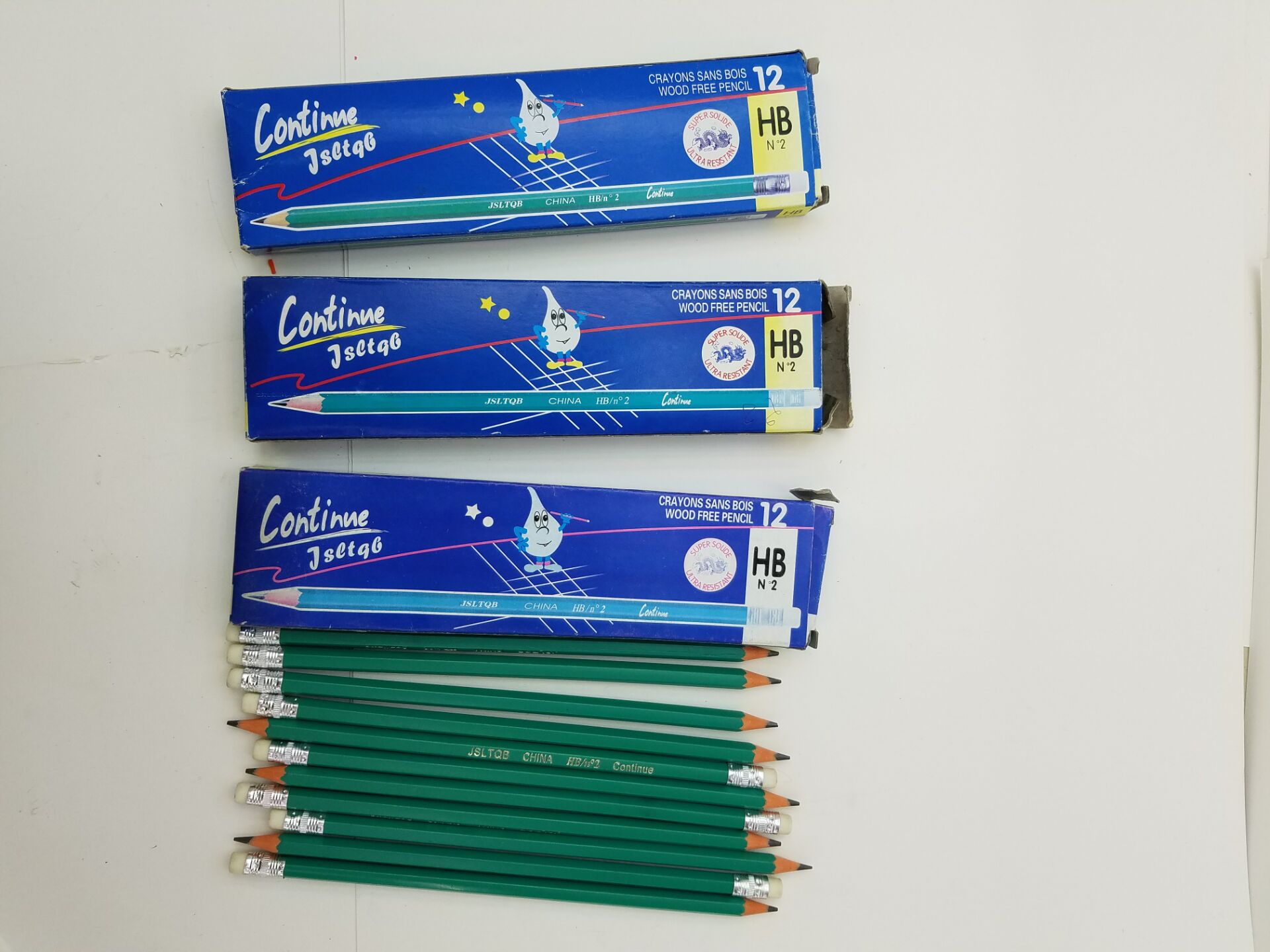 Pencils, HB plastic pencils
