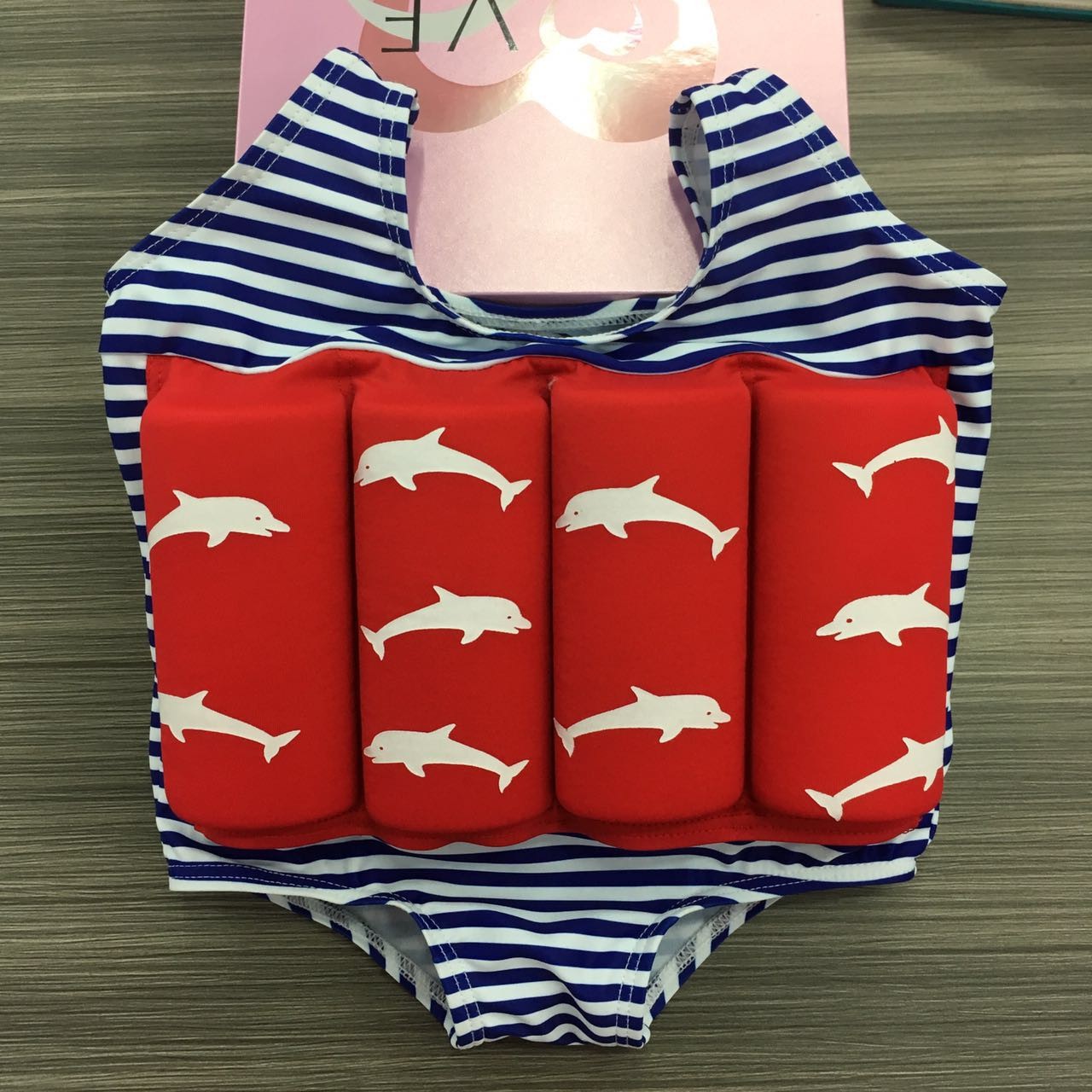 Kids buoyancy swimsuit Girls one-piece life jacket cute baby learning swimsuit boys baby floating swimsuit