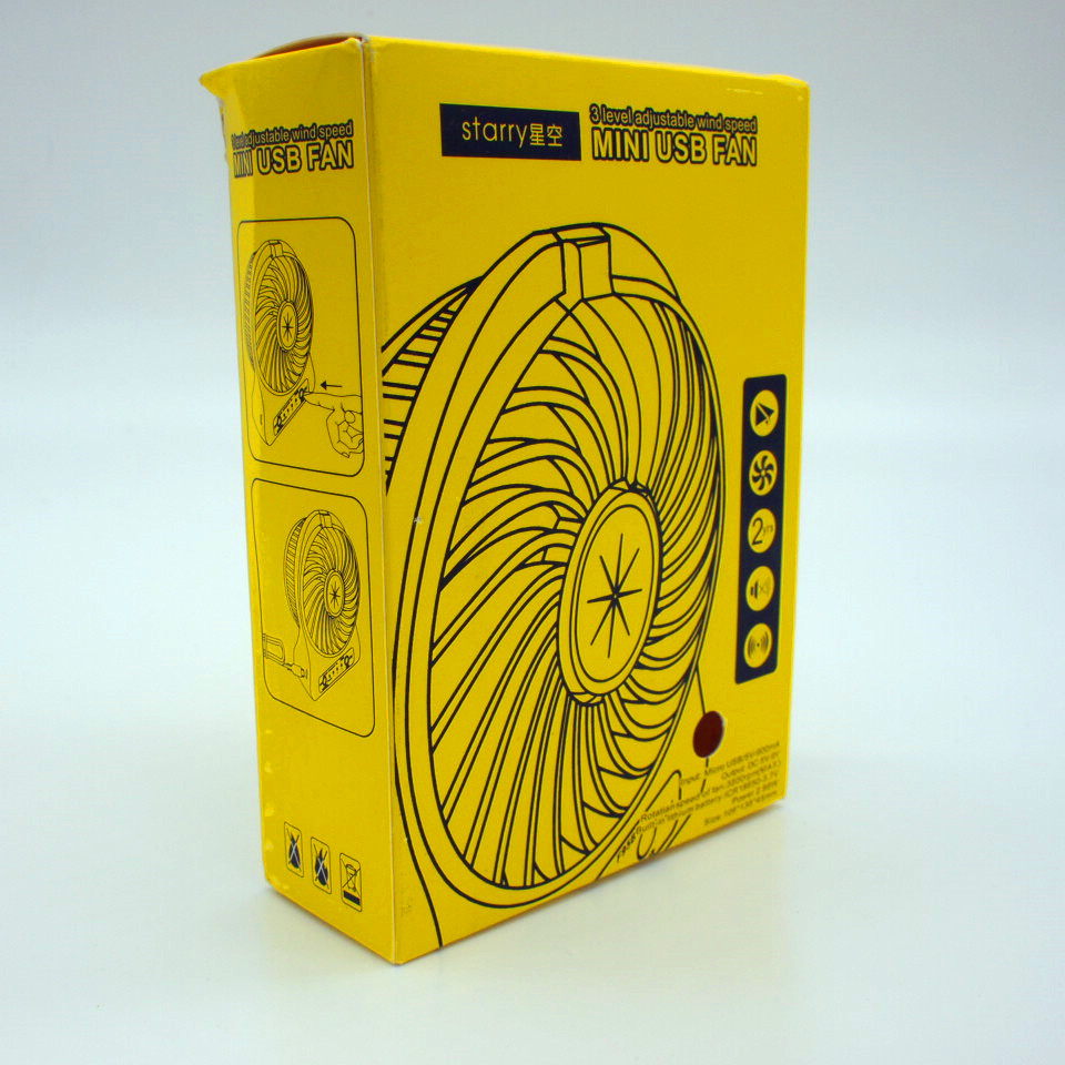 A creative and novel USB mini fan for the front of a best-selling computer, a small desktop fan details Picture