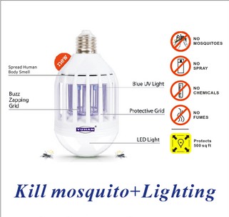 Factory direct sales 2-in-1 high-efficiency LED mosquito killer lamp bulb mosquito killer details Picture