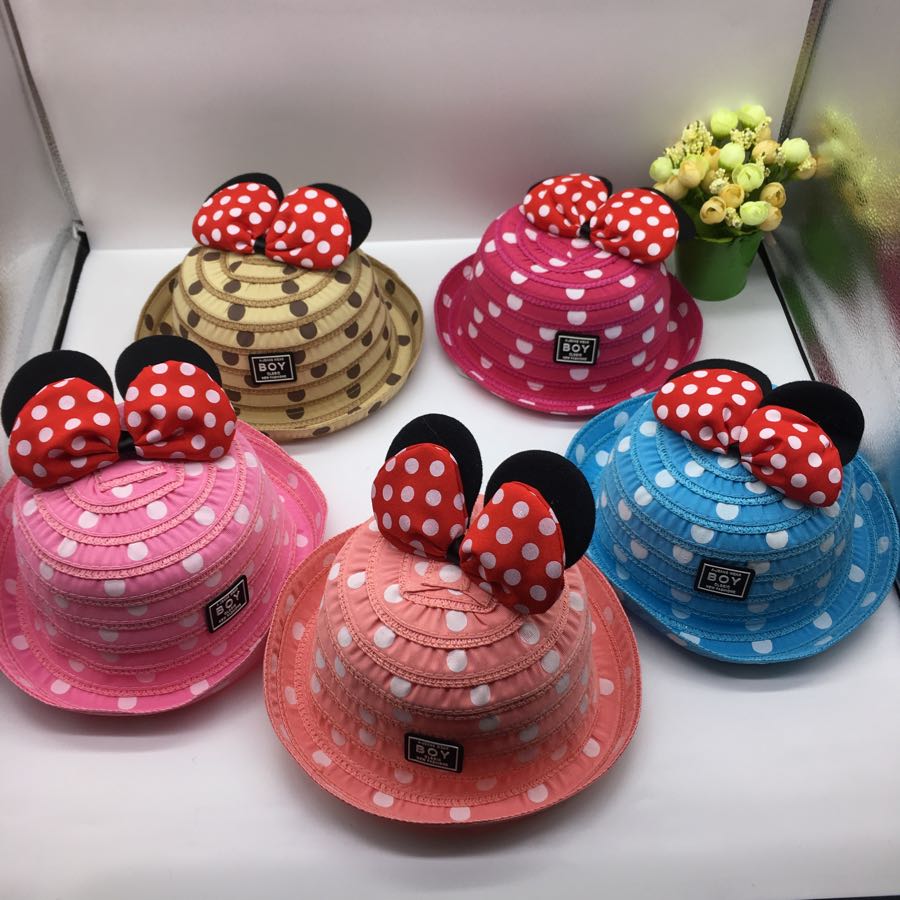 Yiwu Selection girl hat Spring and Autumn Princess summer basin hat sunshade sunscreen fisherman hat thumbnail
