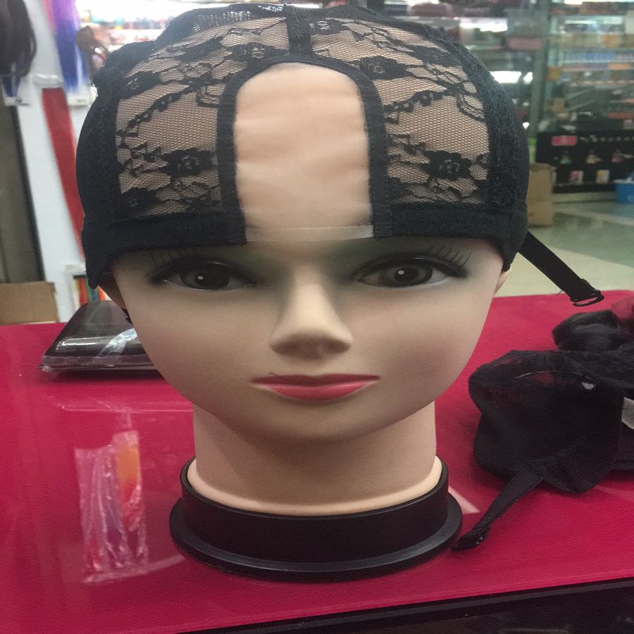 Exclusive U Part Lace High Elastic mesh fake hairnet ha