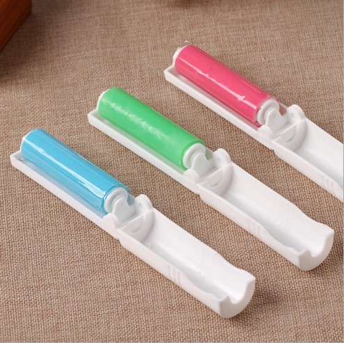 Portable folding washable dust removal drum lint applicator Clothes dust brush TV TV shopping