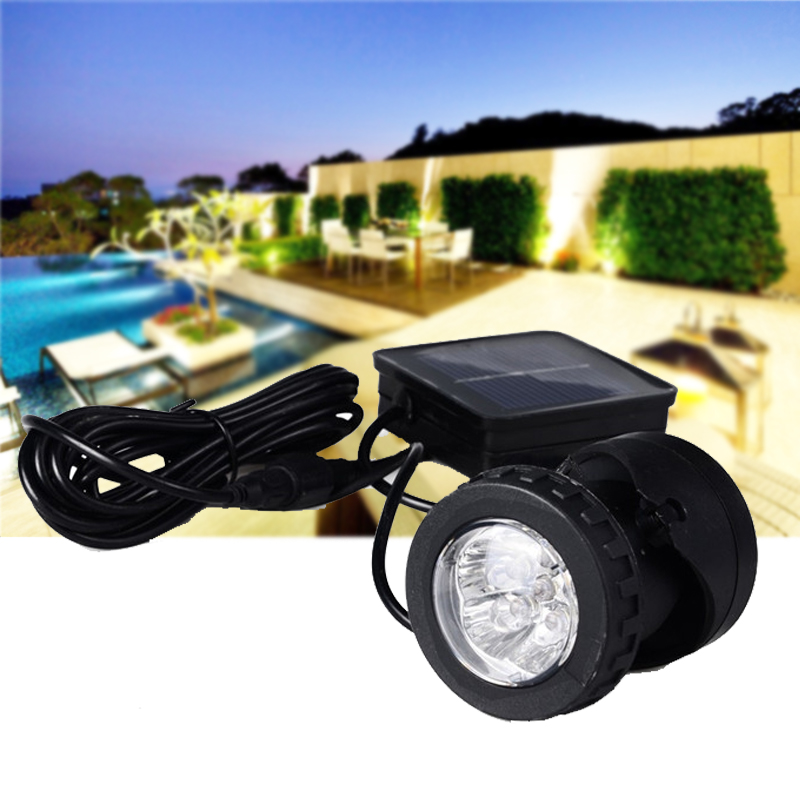 Solar outdoor projection lights underwater swimming pool lights