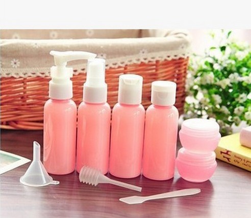 Travel cosmetics sub-bottle Flip small bottle perfume vacuum bottle 6 sets TV TV shopping
