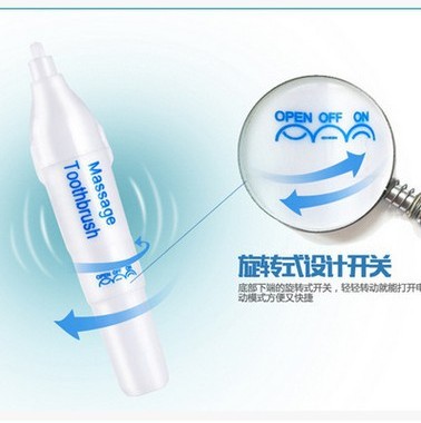 Family-sized/Electric toothbrush with soft bristles for adults and children to whiten and protect teeth, comes with 2 electric toothbrushes with brush heads Specification image
