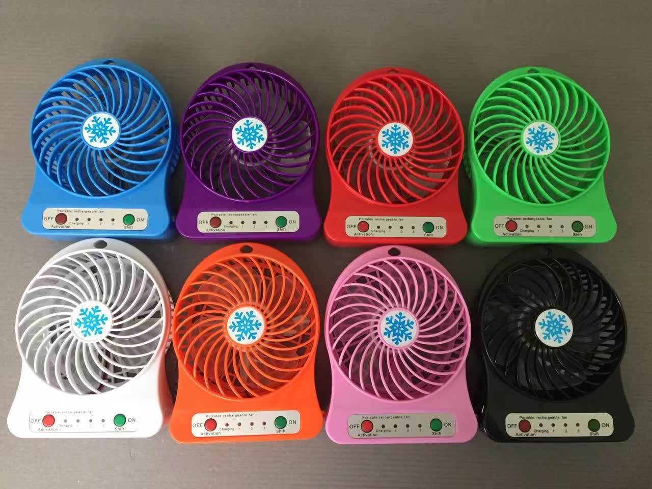 便携迷你USB小风扇雪花芭蕉风扇 带电池特价厂家直销细节图