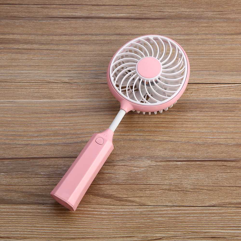 Portable USB fan New Mini badminton racket fan Small gift fan for students