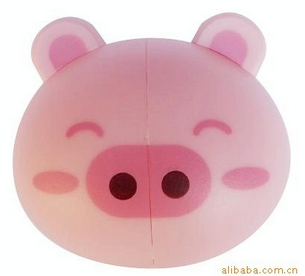 Cartoon pig toothbrush holder Cartoon family toothbrush holder wholesale novelty special products