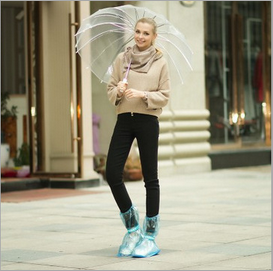 高筒雨靴套细节图