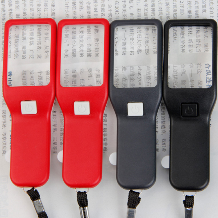 方形弯曲式带3个LED灯 带挂绳 带验钞