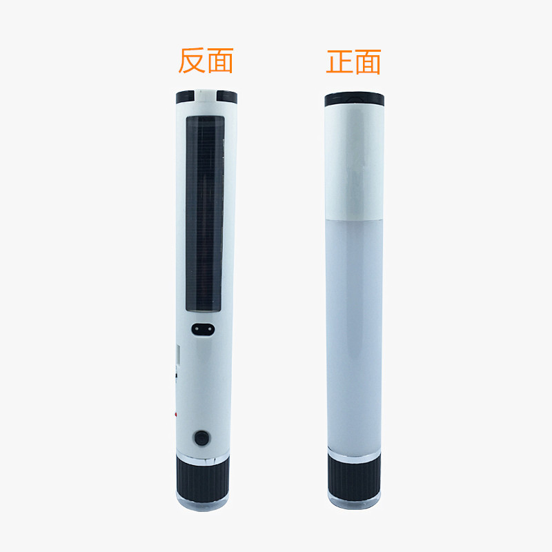 多功能太阳能USB手机充电应急照明灯强光手电筒细节图