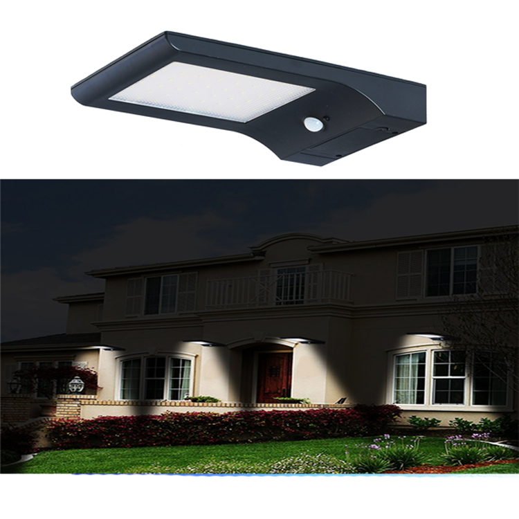 Solar-powered human body sensor lamp details Picture