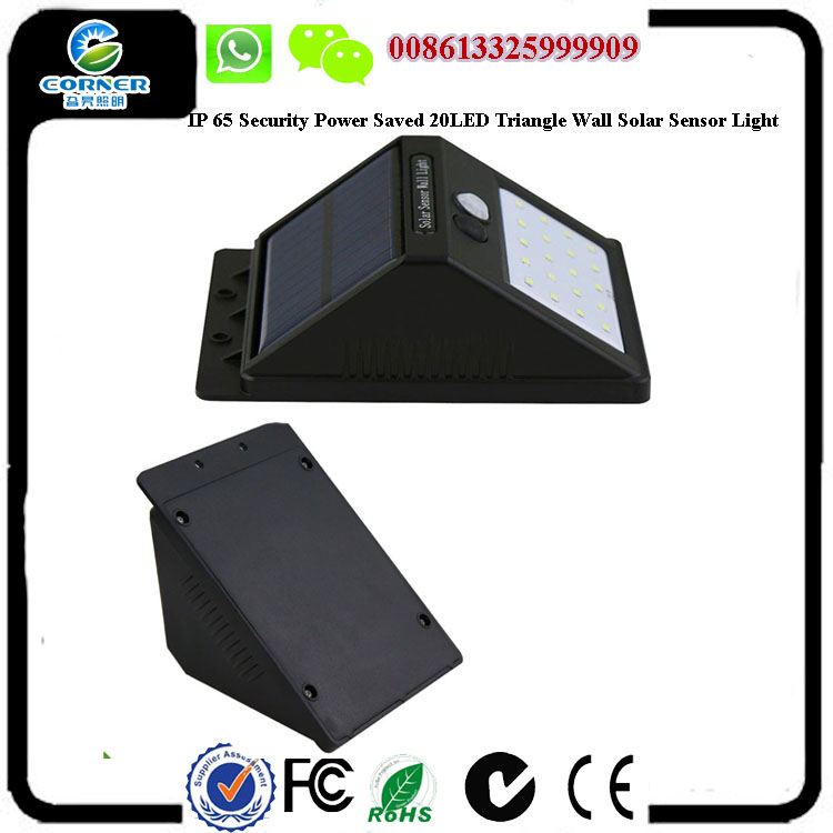 Solar 20LED sensor light, no weak light