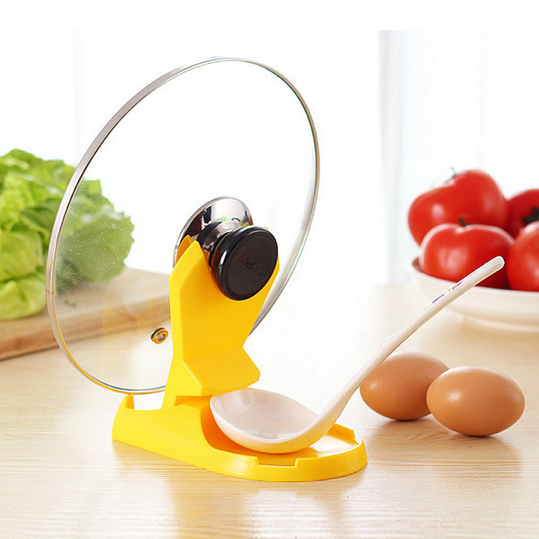 Multifunctional spoon pot cover shelf folding pot cover shelf kitchen shelf novel special products