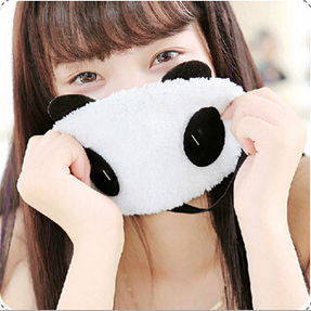 Cute Panda eye patch/plush panda sleep patch