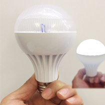 Intelligent charging pearl point cover LED emergency bulb