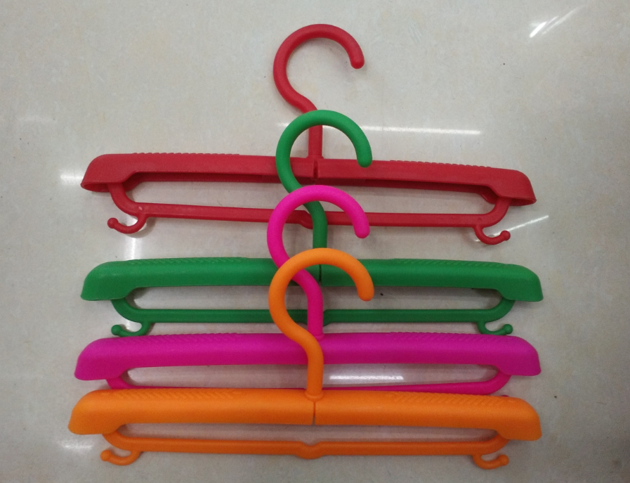 塑料伸缩衣架 肩部防滑衣架 TV购物产品